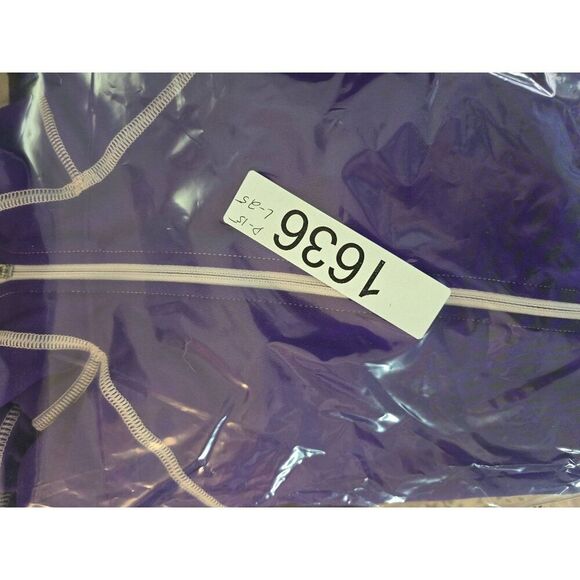 Nike Pro Purple Long Sleeve Quarter Zip Athletic Top workout running hiking gym - Picture 9 of 9